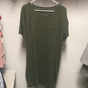 Olive green dress